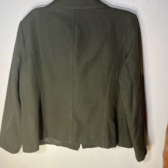 Blazer by Doncaster Collections Olive Green Sz 16 - Picture 3 of 7